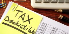 Tax deductible paperwork for tax-deductible remote work expense items